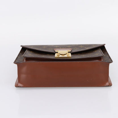 Louis Vuitton Monceau Monogram Canvas, Brown, Canvas, Handbag