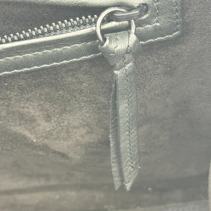 Celine Luggage Smooth Leather, Black, Leather, Handbag