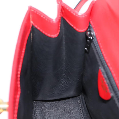 Celine Handbag Leather, Red, Leather, Handbag