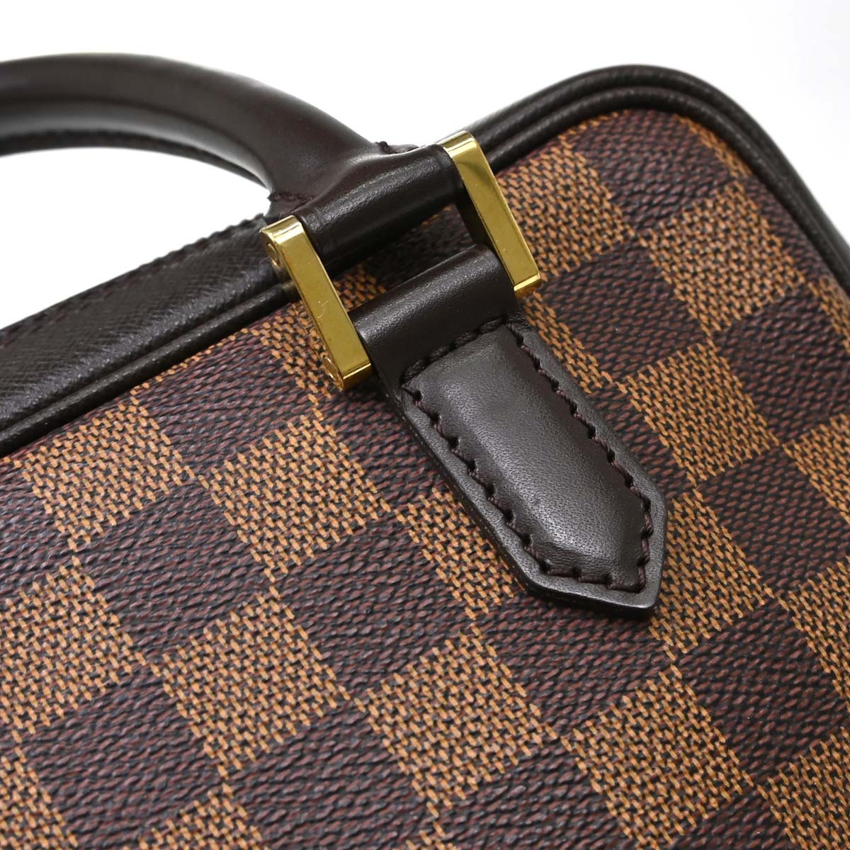 Louis Vuitton Brera Damier, Brown, Canvas, Handbag
