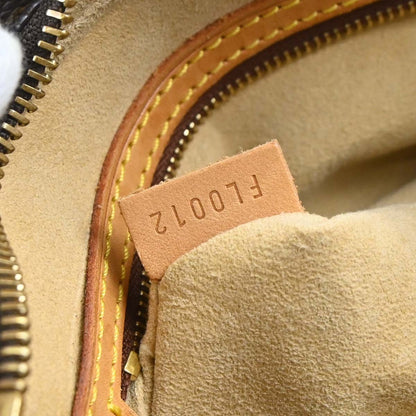 Louis Vuitton Looping Monogram Canvas, Brown, Canvas, Handbag