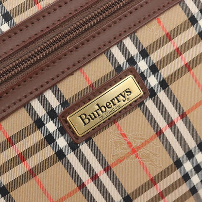 Burberry Nova check Pochette Canvas, Beige, Canvas, Clutch