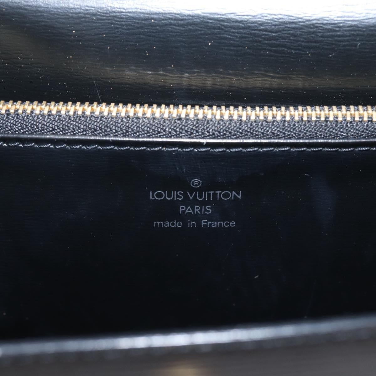 Louis Vuitton Malesherbes Epi Leather, Black, Leather, Handbag