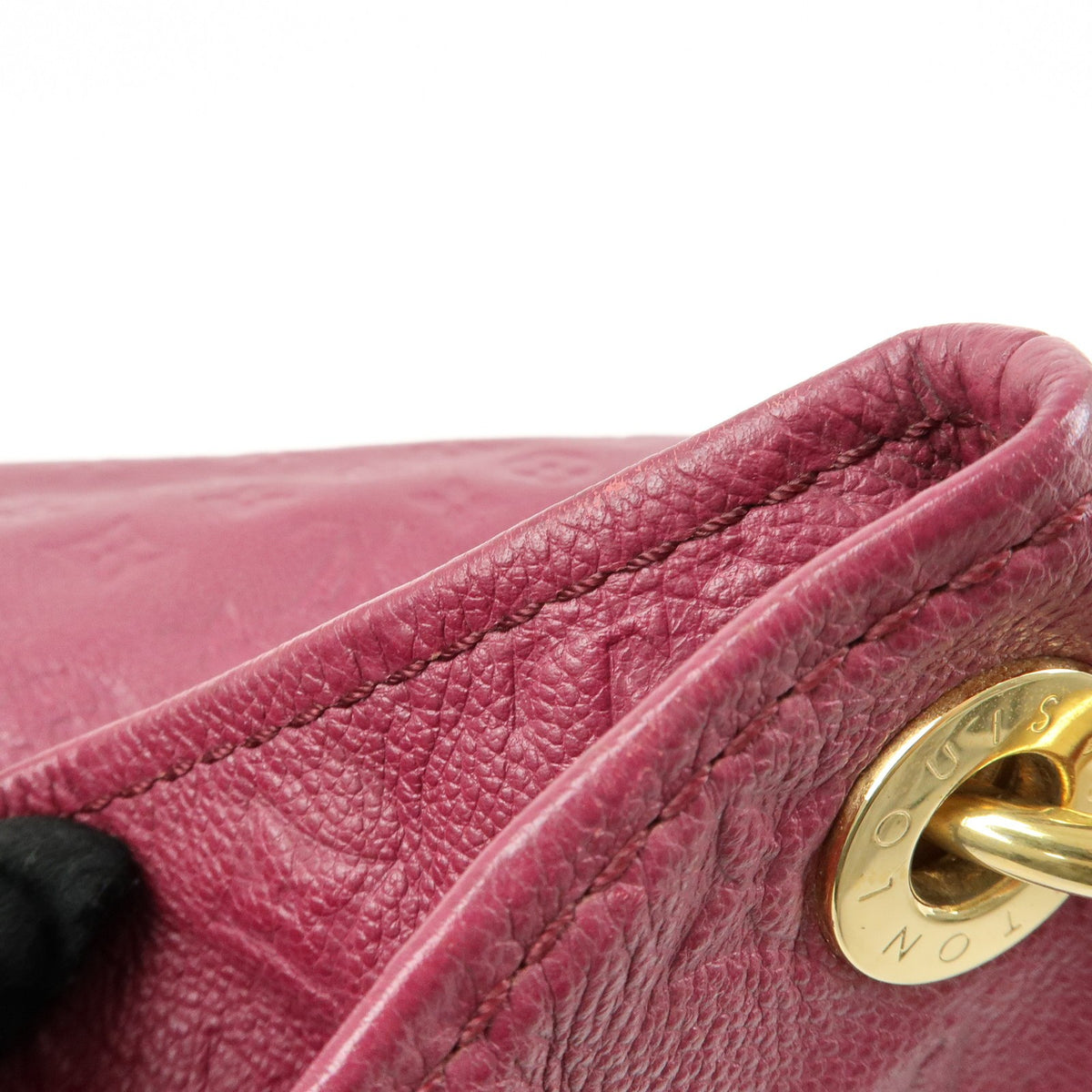 Louis Vuitton Artsy Monogram Empreinte Leather, Burgundy, Leather, Handbag