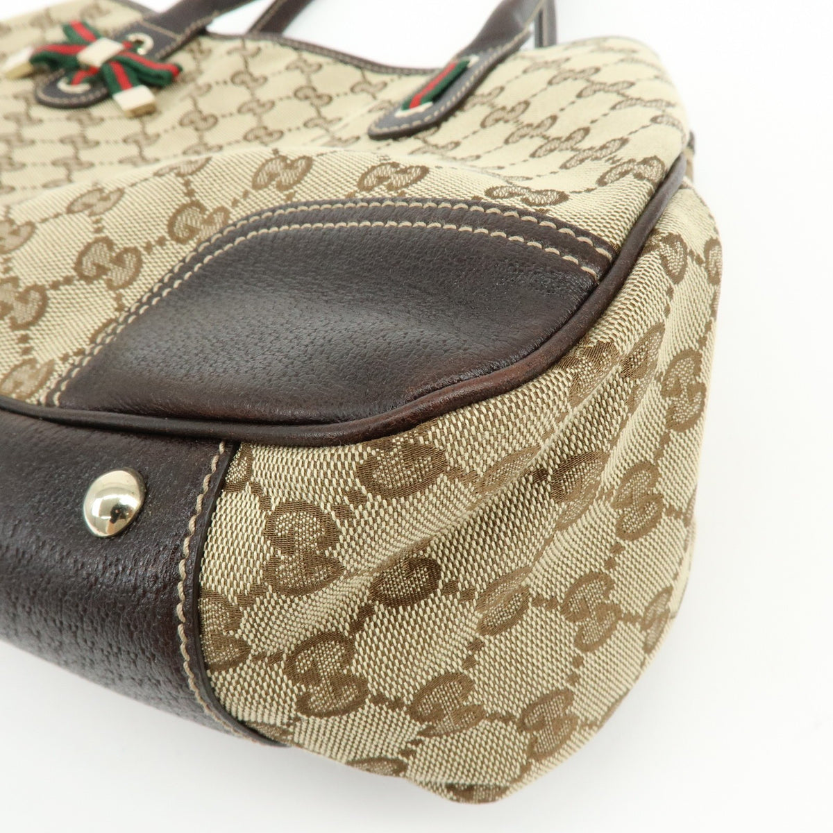 Gucci Princy GG Canvas, Beige, Canvas, Tote Bag