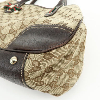 Gucci Princy GG Canvas, Beige, Canvas, Tote Bag