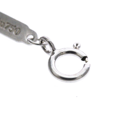 Tiffany & Co. T Smile Pendant 18K White Gold, Silver, White Gold, Necklace