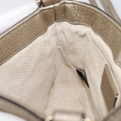 Gucci Soho Chain Leather, Gold, Leather, Crossbody Bag