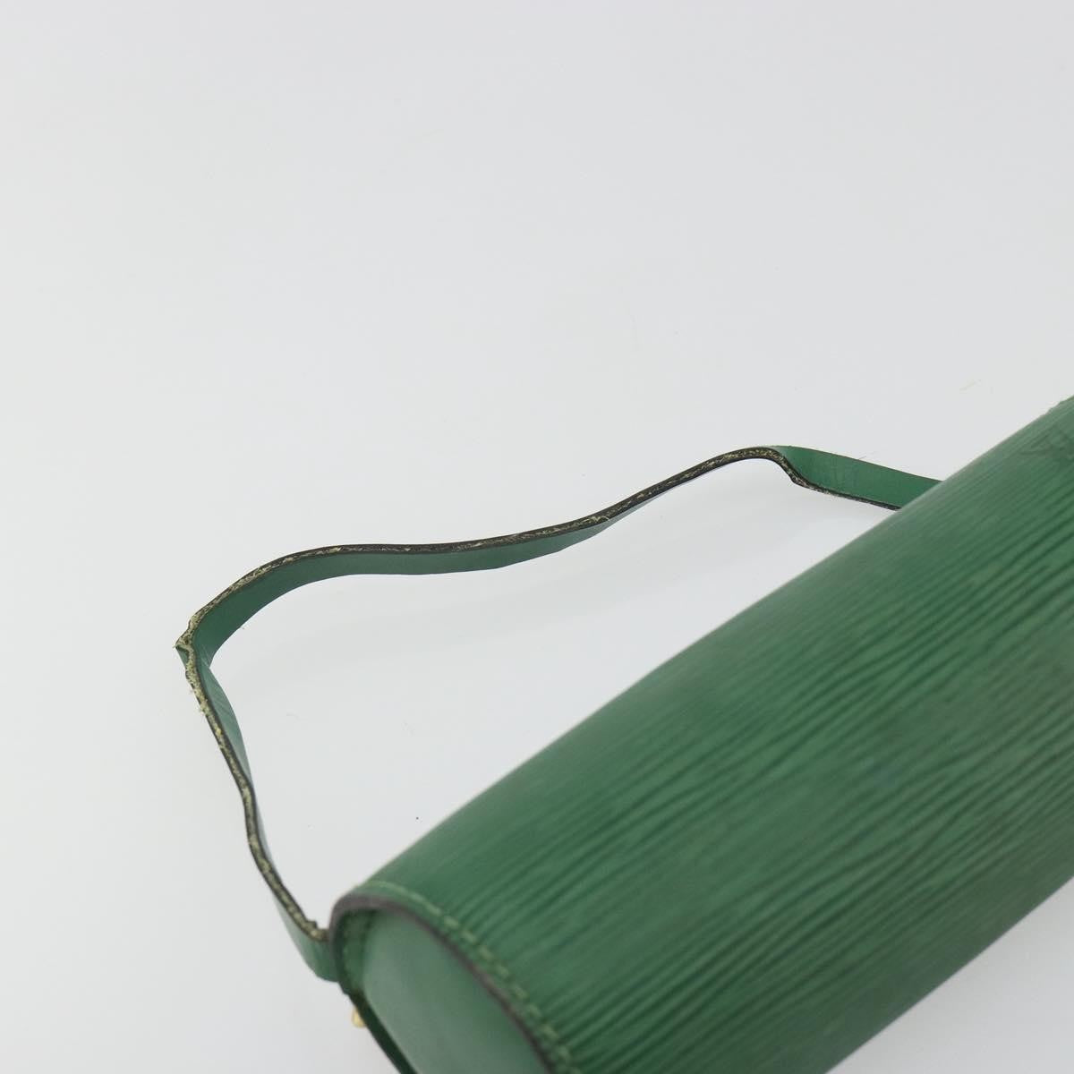 Louis Vuitton Soufflot Pochette Epi Leather, Green, Leather, Clutch
