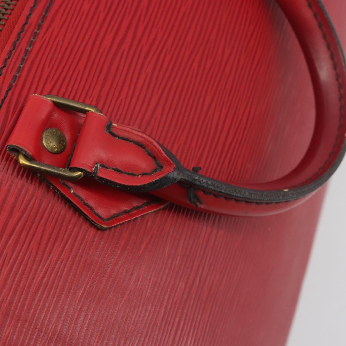 Louis Vuitton Speedy Epi, Red, Leather, Handbag