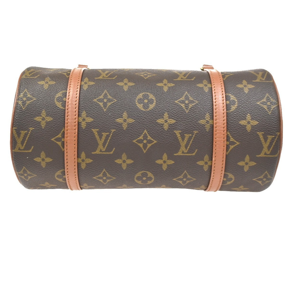 Louis Vuitton Papillon Monogram Canvas, Brown, Leather, Handbag