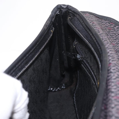 Saint Laurent Vintage Clutch Canvas, Gray, Canvas, Clutch