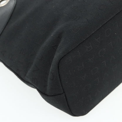 Bvlgari Logomania Canvas, Black, Canvas, Shoulder Bag
