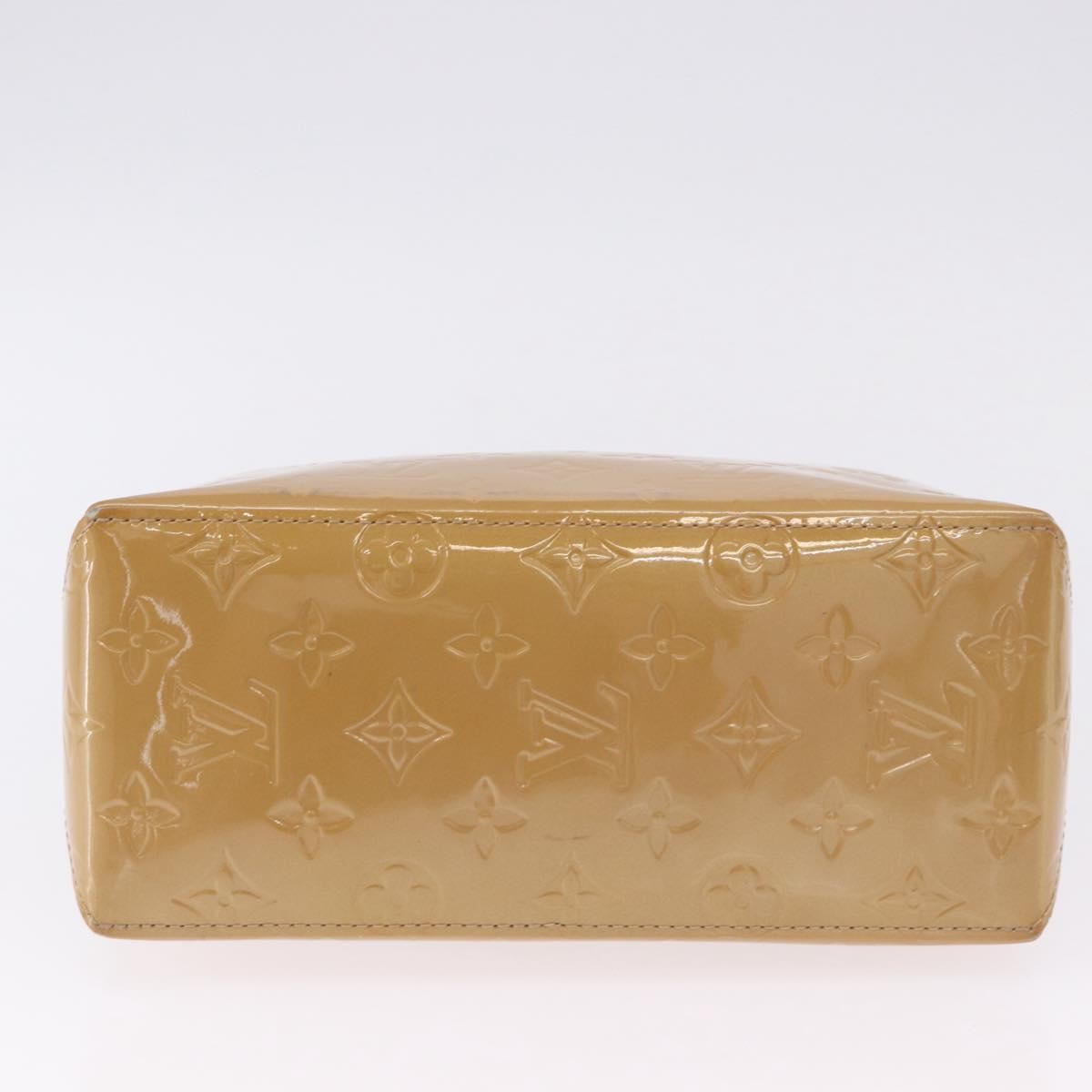 Louis Vuitton Reade Monogram Vernis, Beige, Patent Leather, Handbag
