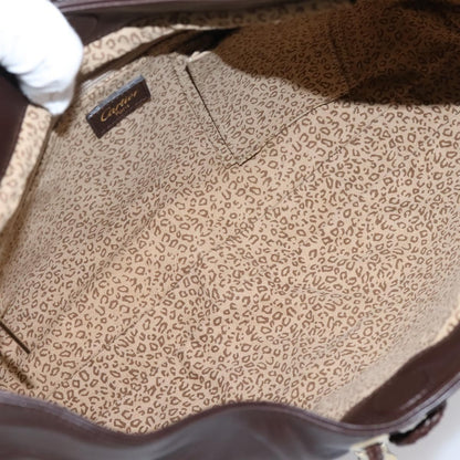 Cartier Panthère Shoulder Leather, Brown, Leather, Shoulder Bag