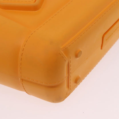 Bottega Veneta Arco Rubber, Orange, Rubber, Tote Bag