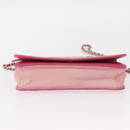 Chanel Wallet on Chain Quilted Ombre Lambskin, Pink, Leather, Crossbody Bag