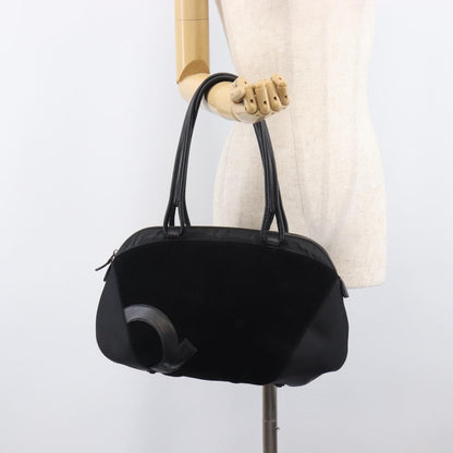 Salvatore Ferragamo Vintage Suede, Black, Suede, Shoulder Bag