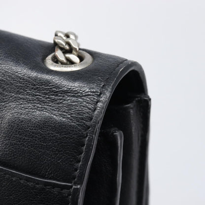 Saint Laurent West Hollywood Leather, Black, Leather, Shoulder Bag
