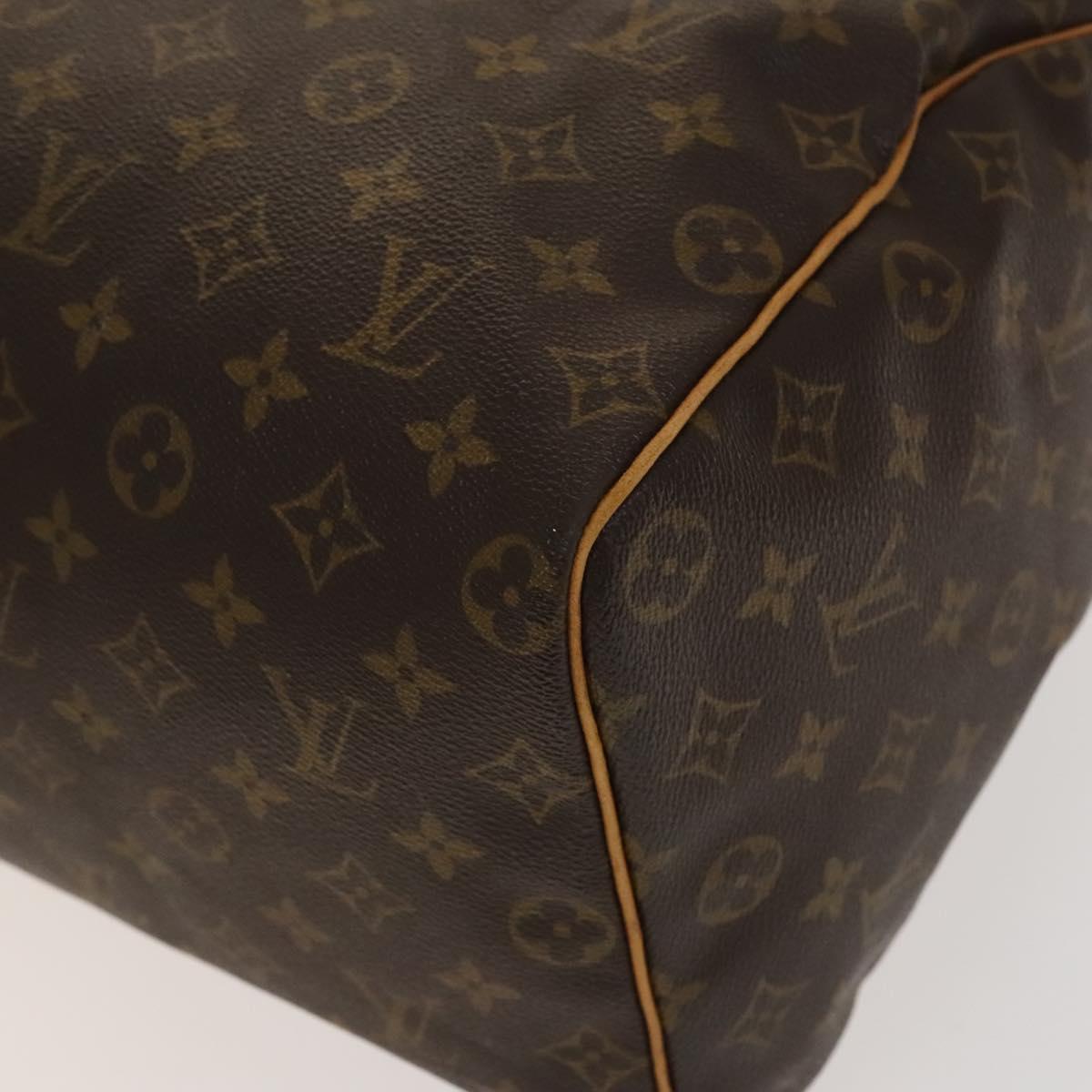 Louis Vuitton Speedy Handbag Monogram Canvas, BROWN, CANVAS, Handbag