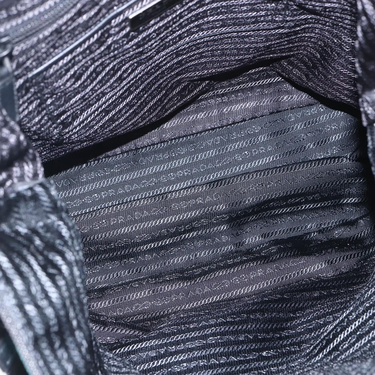 Prada Convertible Zip Tessuto, Turquoise, Nylon, Tote Bag