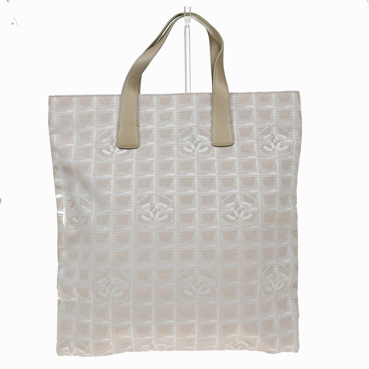 Chanel Travel Line Nylon, Beige, Nylon, Tote Bag