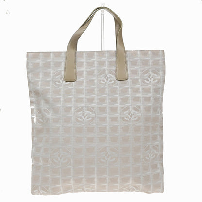 Chanel Travel Line Nylon, Beige, Nylon, Tote Bag