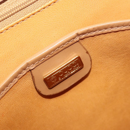 Gucci Vintage Lady Lock Top Handle Leather, Beige, Leather, Handbag