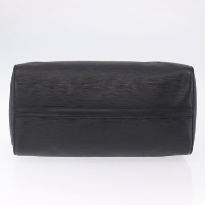 Louis Vuitton Speedy Epi Leather, Black, Leather, Handbag