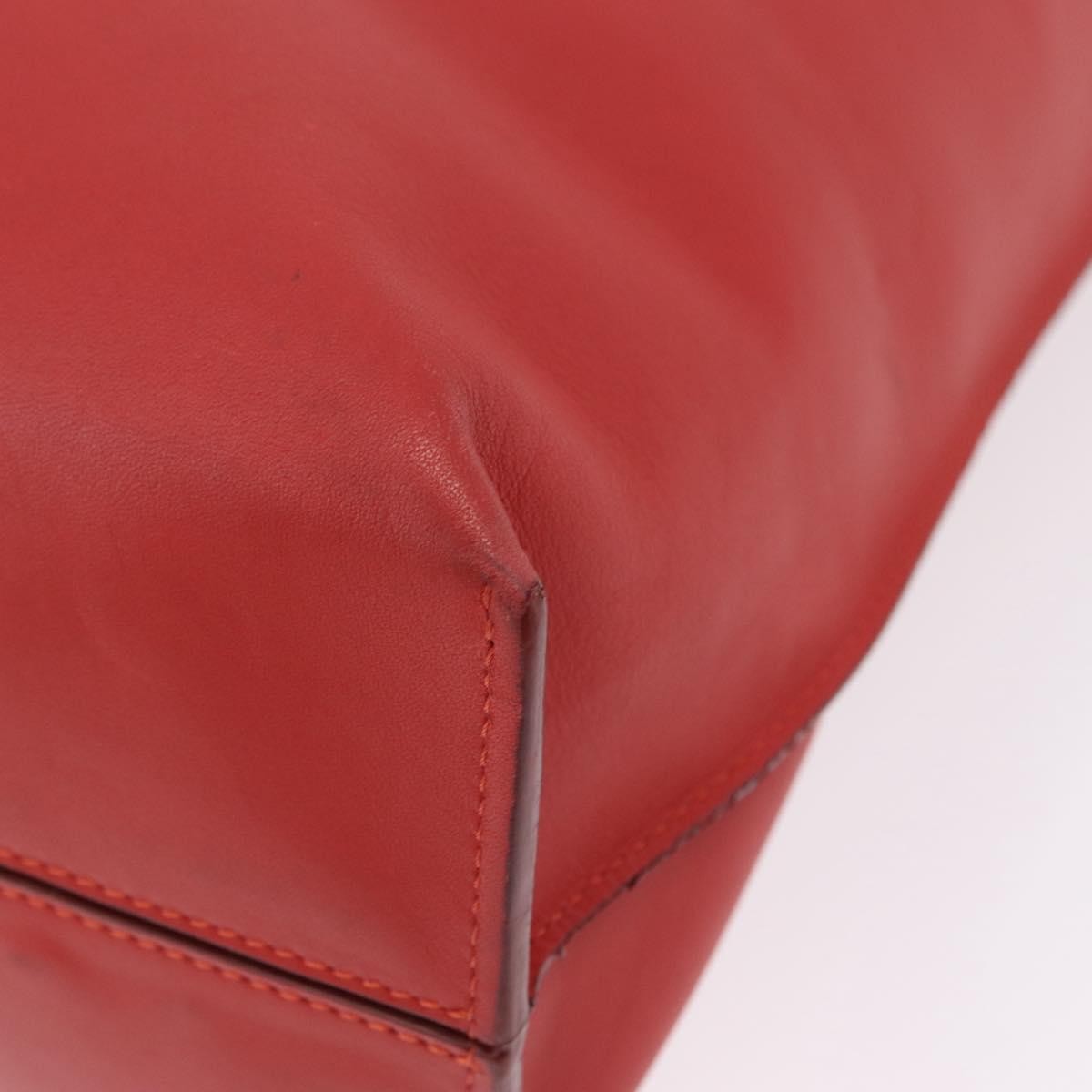 Loewe Tote Leather, Red, Leather, Tote Bag