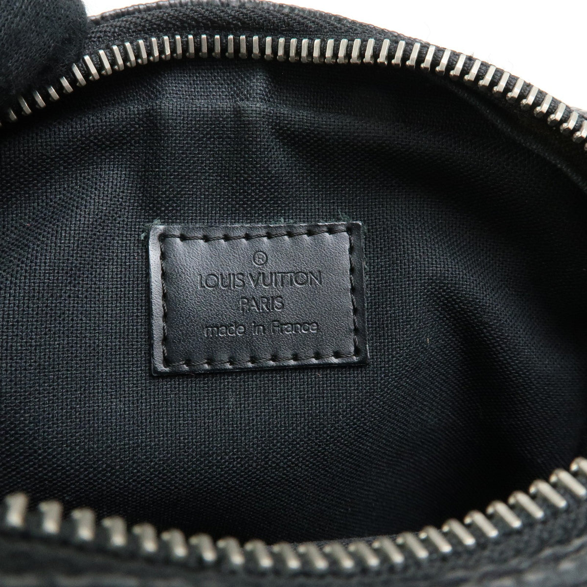 Louis Vuitton Rem Damier Graphite, Black, Canvas, Handbag