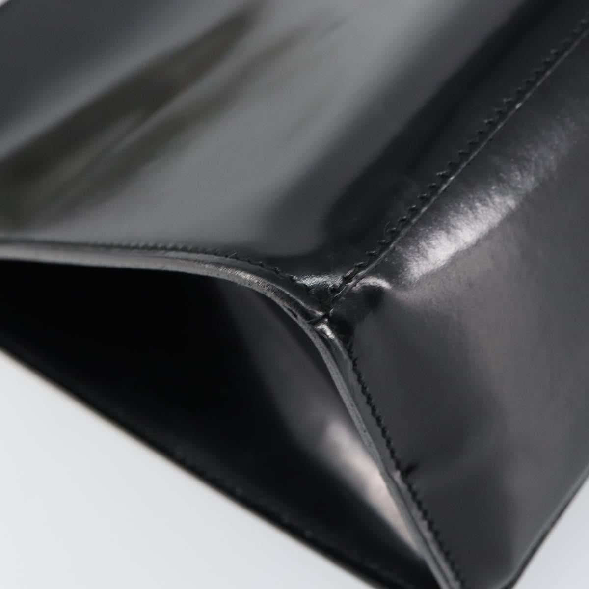 Salvatore Ferragamo Vintage Patent Leather, Black, Patent Leather, Handbag