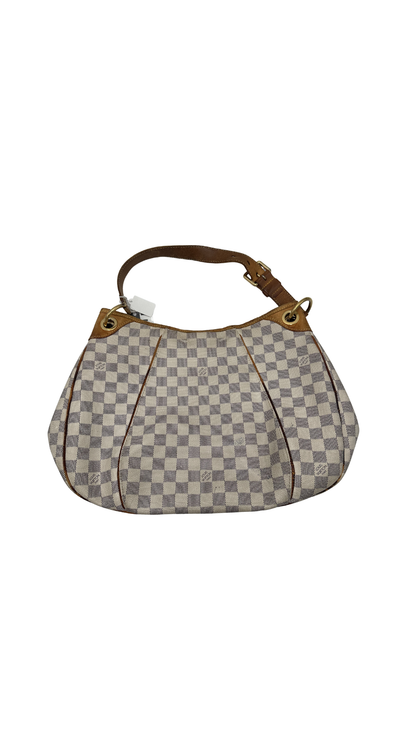 Louis Vuitton Galliera Handbag Damier, BROWN, LEATHER, Shoulder bag