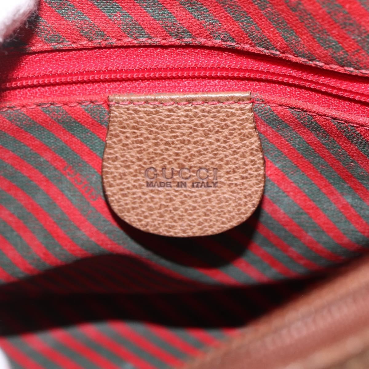 Gucci Vintage Web GG Coated Canvas, Beige, Canvas, Crossbody Bag