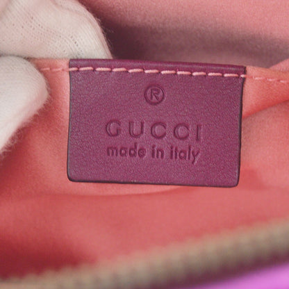 Gucci GG Marmont Belt Matelasse Velvet, Purple, Velvet, Handbag
