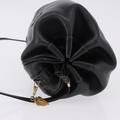 Gucci Shoulder Leather, Black, Leather, Shoulder Bag