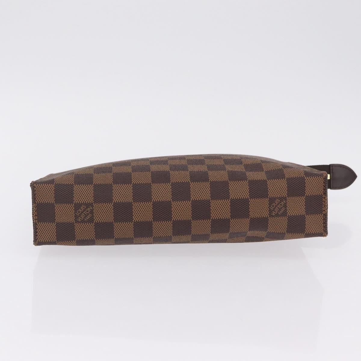 Louis Vuitton Toiletry Pouch Damier, Brown, Canvas, Clutch