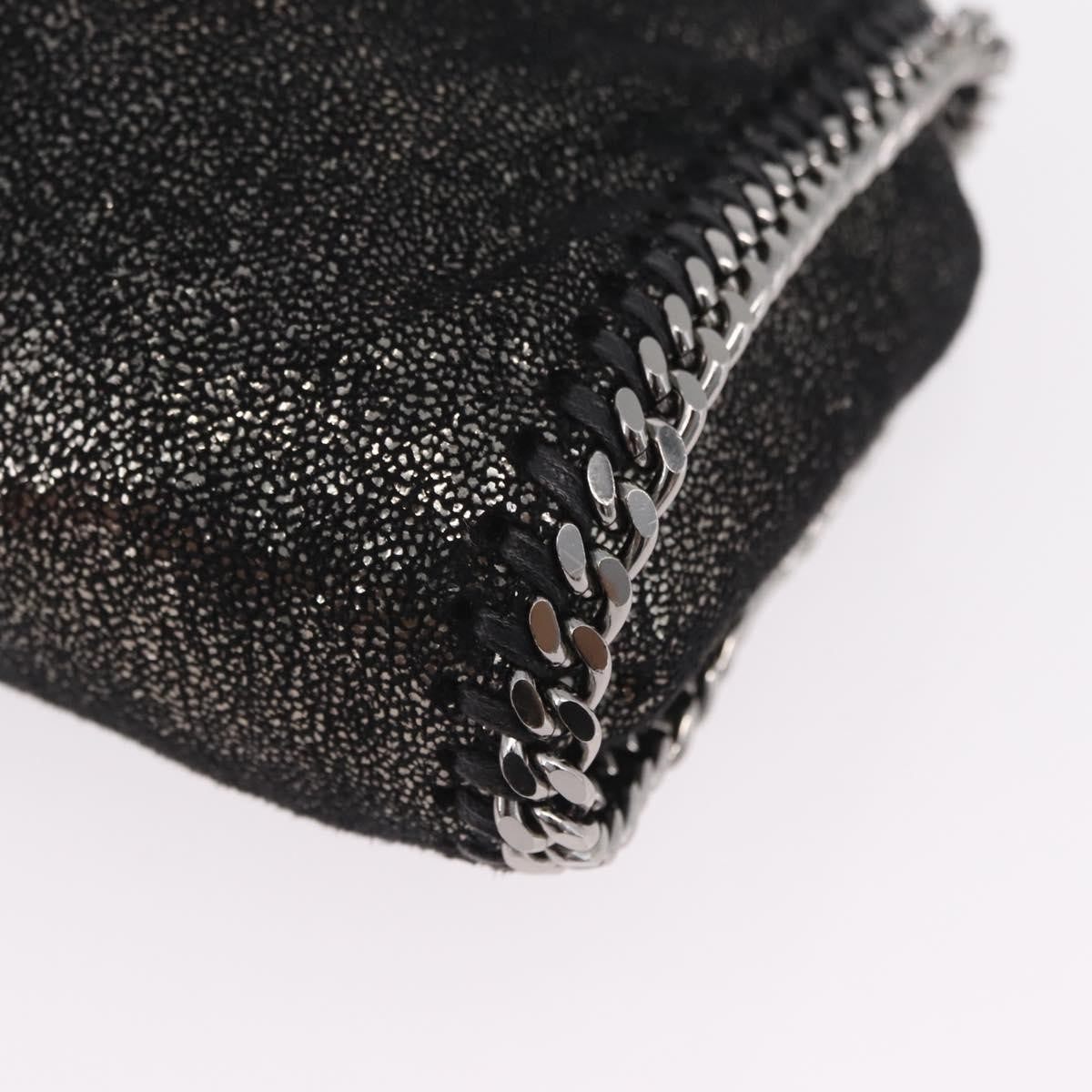 Stella McCartney Falabella Faux Leather, Black, Polyester, Tote Bag