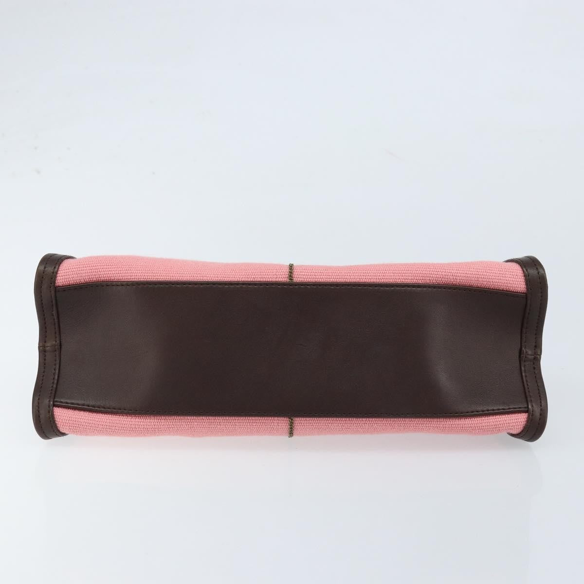 Bottega Veneta Chain Handle Canvas, Pink, Leather, Handbag