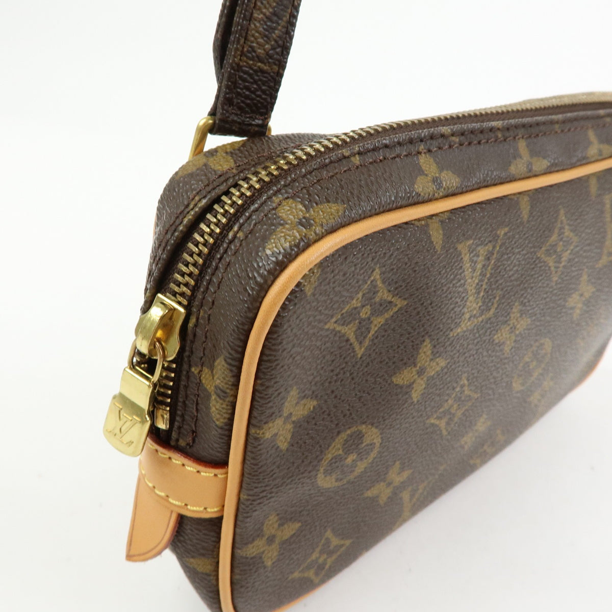 Louis Vuitton Pochette Marly Bandouliere Monogram Canvas, Brown, Canvas, Handbag
