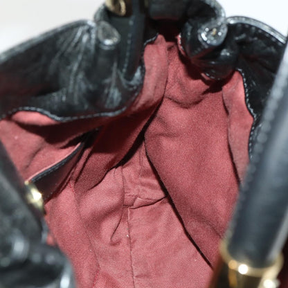 Chloe Victoria Leather, Black, Leather, Handbag
