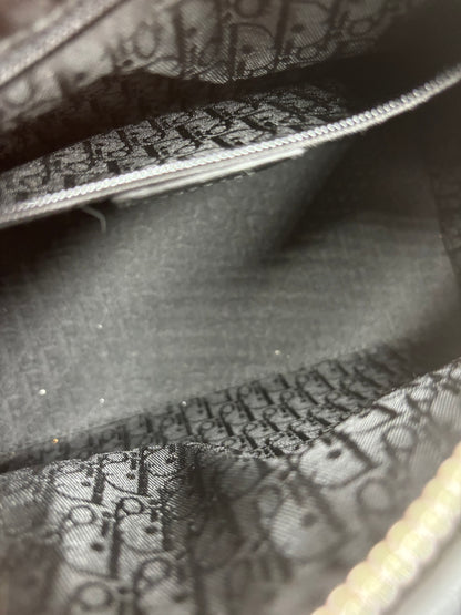 Christian Dior Lady Dior Patent, Black, Patent Leather, Handbag