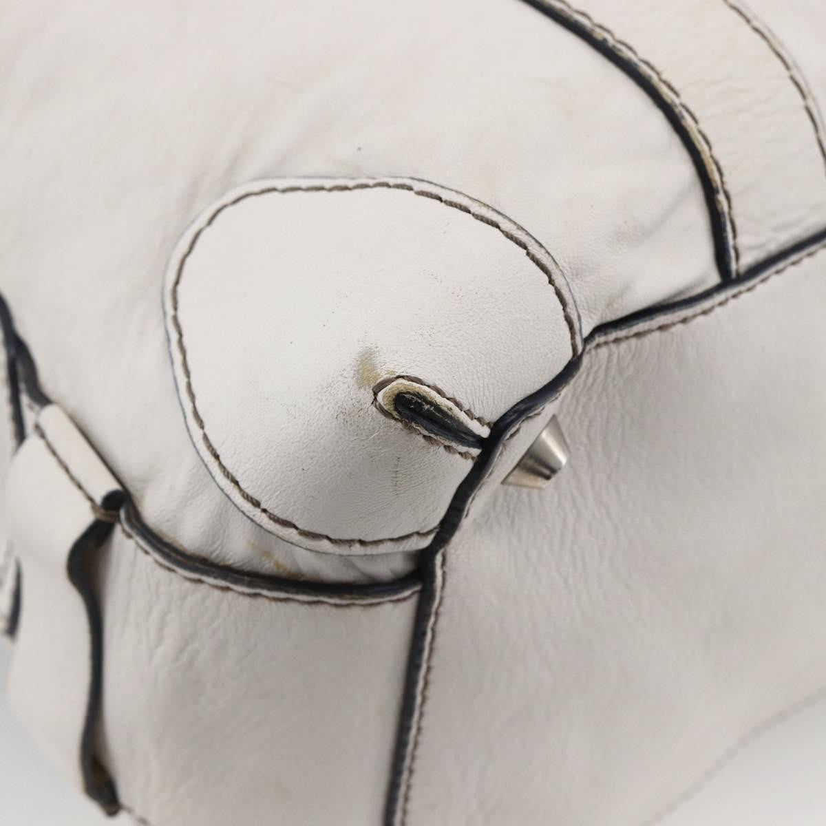 Chloe Handbag Leather, White, Leather, Handbag