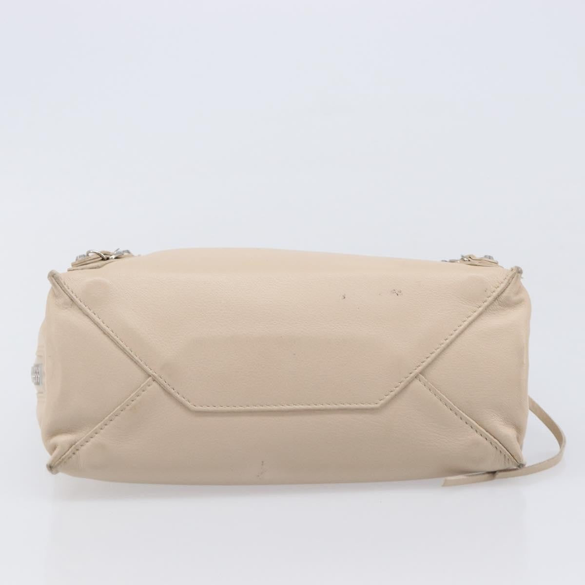 Balenciaga Papier A4 Zip Around Classic Studs Leather, Gray, Leather, Handbag