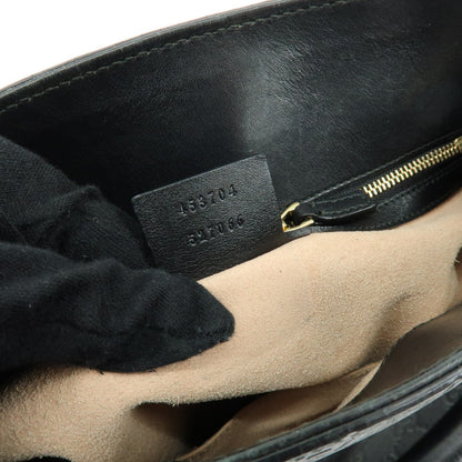 Gucci Soft Signature Convertible Top Handle Guccissima Leather, Black, Leather, Handbag