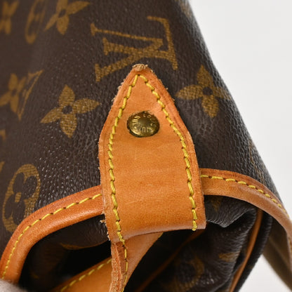 Louis Vuitton Saumur Monogram, Brown, Canvas, Shoulder Bag