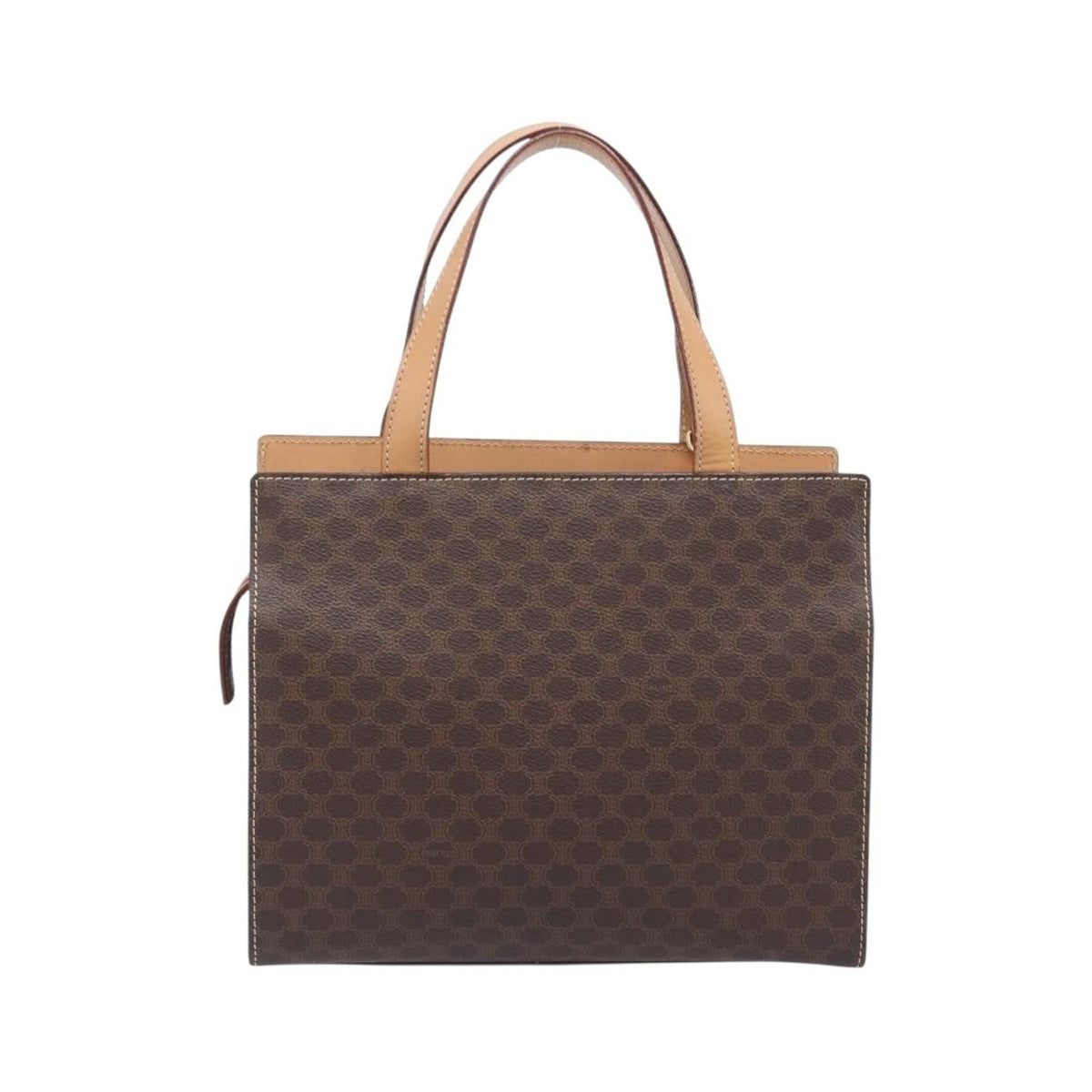 Celine Handbag Canvas, Brown, Canvas, Handbag