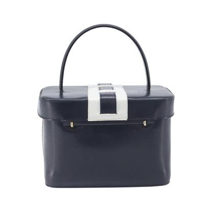 Celine Handbag Leather, Navy, Leather, Handbag