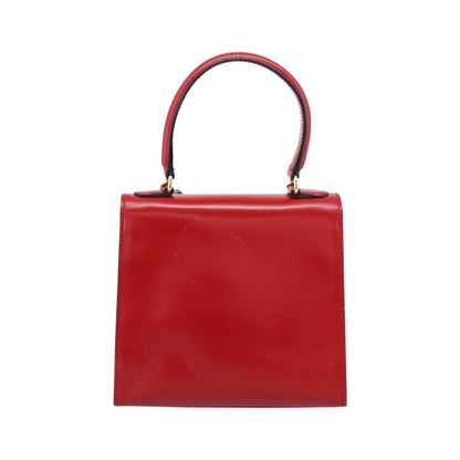 Celine Handbag Leather, Red, Leather, Handbag