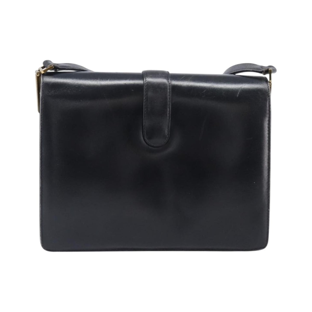 Celine Horse Carriage Leather, Black, Leather, Shoulder Bag